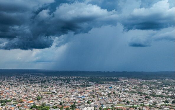 Trovoadas e pancadas de chuva e calor de 37º podem ocorrer em várias áreas de Rondônia
