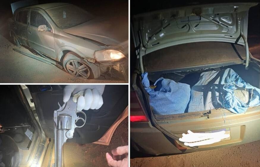 DROGA EM TODA PARTE - PRF apreende quase 40 kg de drogas em Vilhena após perseguição a motorista que abandonou veículo 
