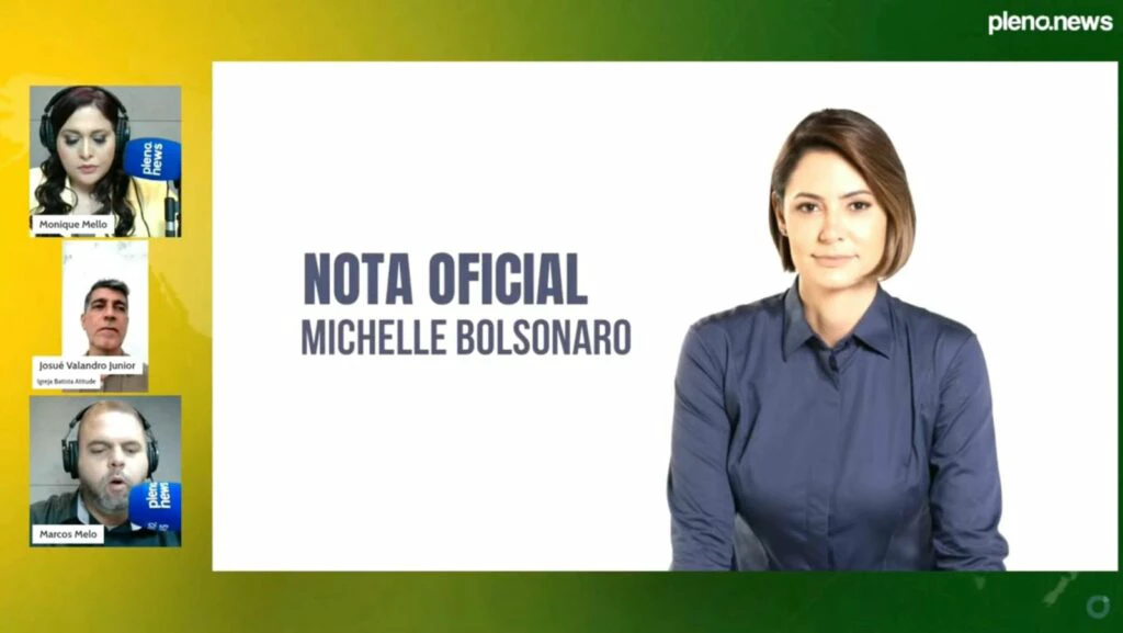 "PISOTEANDO AS LEIS, TIRANDO LIBERDADES" - Michelle Bolsonaro: “A tríade da maldade vem quebrando regras”