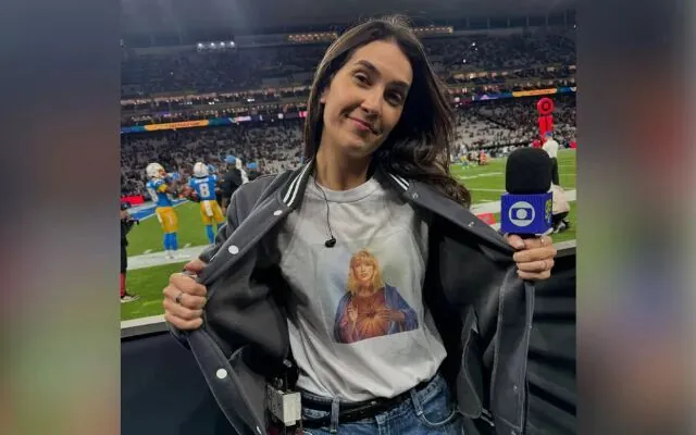 POLÊMICA - Repórter da Globo é acusada de ridicularizar Maria em camiseta
