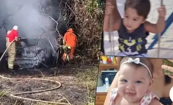 DOR SEM TAMANHO - Tragédia na BR-429: duas crianças morrem carbonizadas em acidente no interior de Rondônia 
