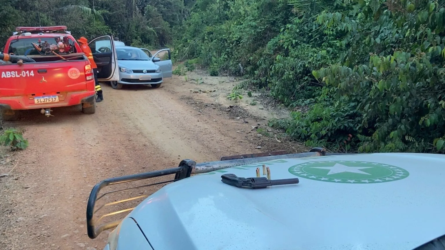QUEIMADA NO RAMAL IZAURA - BPA apreende armas de fogo e munições durante apoio à Operação Verde Rondônia

