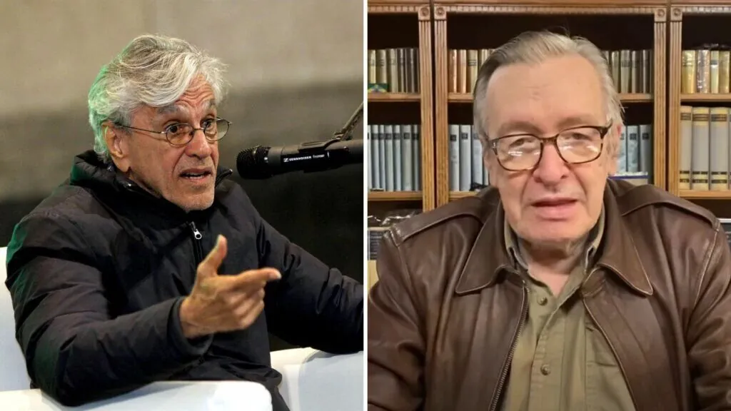 POLÊMICA - Caetano Veloso reivindica parte da herança de Olavo de Carvalho
