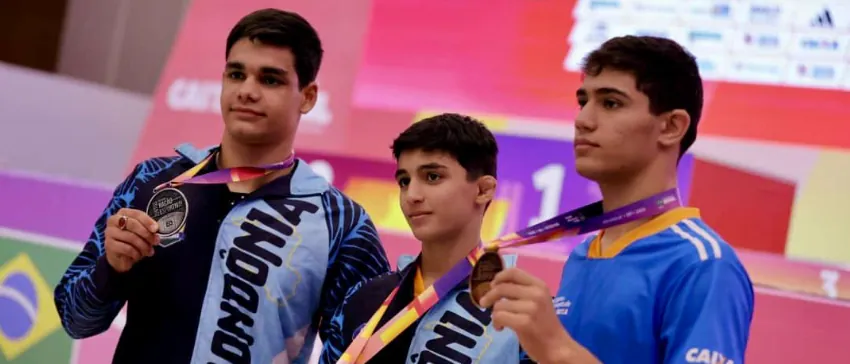 ESPORTE ESCOLAR - Dois bronzes e uma prata: três irmãos iranianos fazem história por Rondônia nos Jogos da Juventude 2025