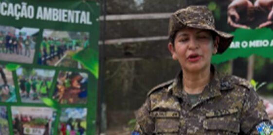 Polícia Militar promove ação educativa no Viveiro do BPA em alusão ao Dia da Árvore