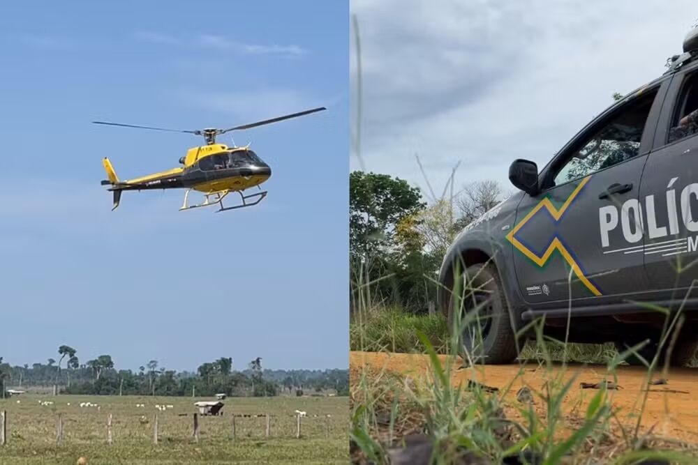 INVASÃO - Operação retira invasores da Floresta Nacional do Bom Futuro, na Amazônia
