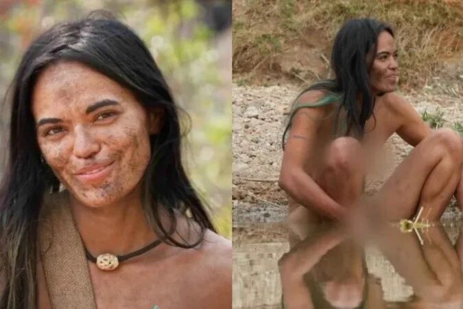 LARGADOS E PELADOS - Brasileira usa a vagina para pescar em reality na África
