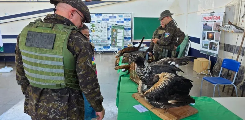 POLÍCIA PREVENTIVA E EDUCATIVA - Batalhão de Polícia Ambiental participa do programa Rondônia Cidadã em Cacoal com ações de educação e conscientização ambiental

 