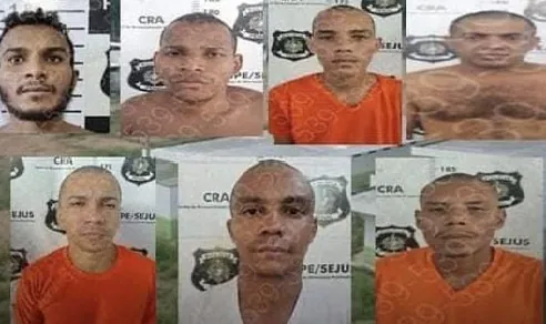 PRESÍDIO ARROMBADO - Fuga em massa: oito detentos escapam da Penitenciária de Ariquemes em Rondônia
