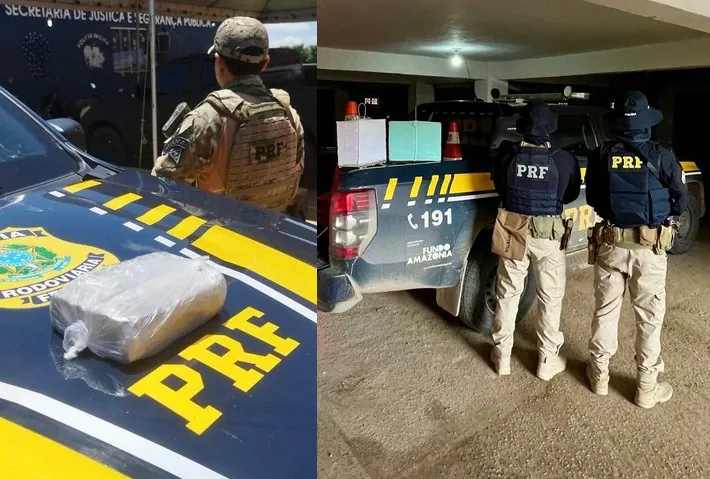 MANDADO DE PRISÃO - Fiscalizações da PRF no Acre resultam em apreensão de drogas, resgate de aves e cumprimento de mandado de prisão
