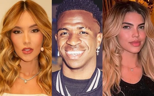 Com Vírginia em casa, Vini Jr. tinha conversas picantes com outra mulher; confira