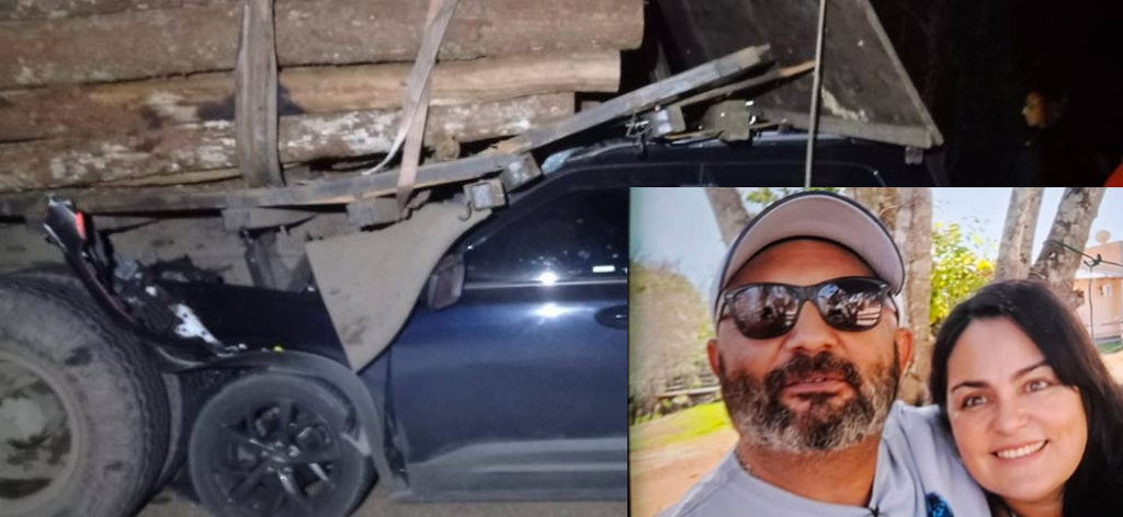 Delegado aposentado de Rondônia e esposa morrem em grave colisão na BR-174, no Mato Grosso