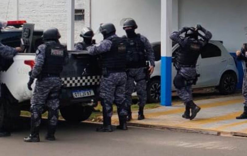 Três forças realizam grande operação no sistema penal de Vilhena contra o Comando Vermelho
