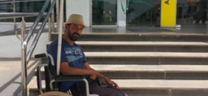 Bandido agride e rouba mercadoria de cadeirante no centro da cidade