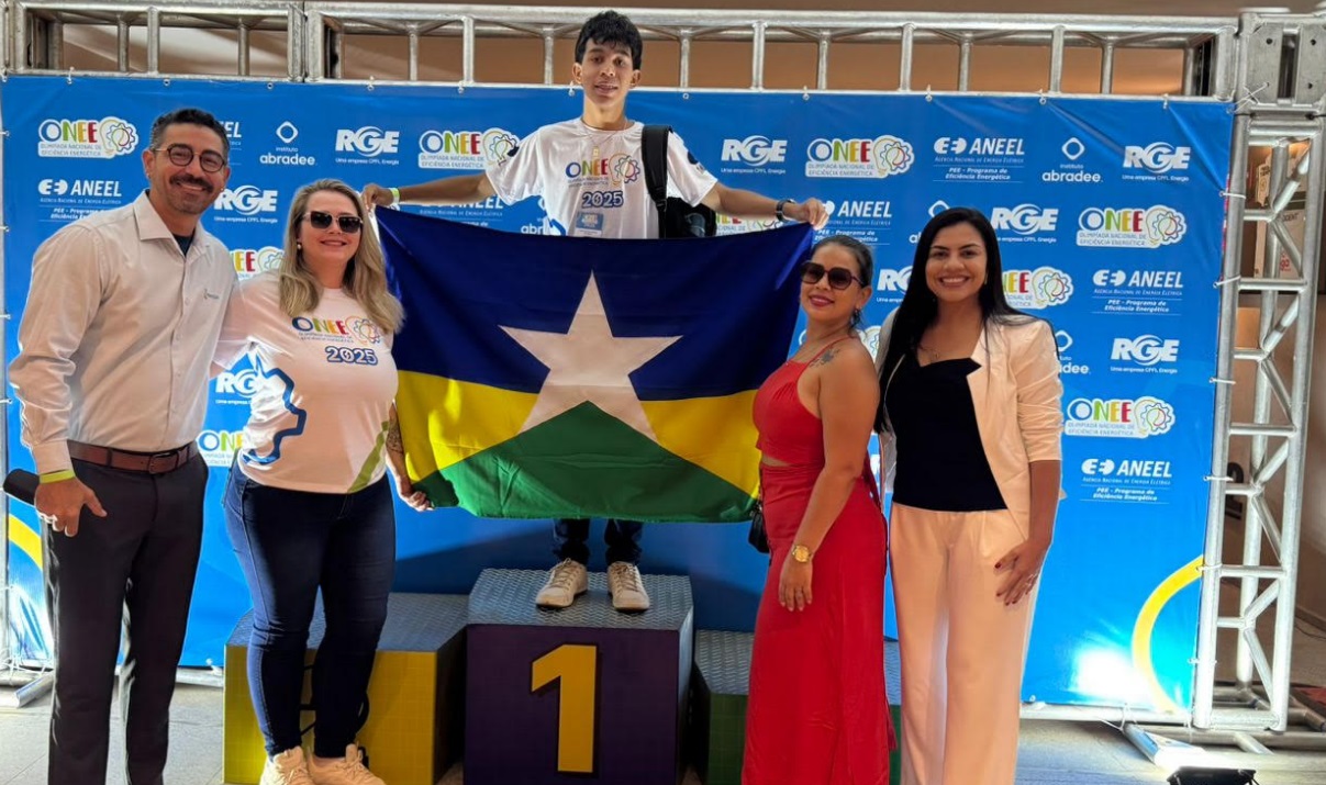 Aluno de Porto Velho representa Rondônia na final da Olimpíada Nacional de Eficiência Energética em Brasília