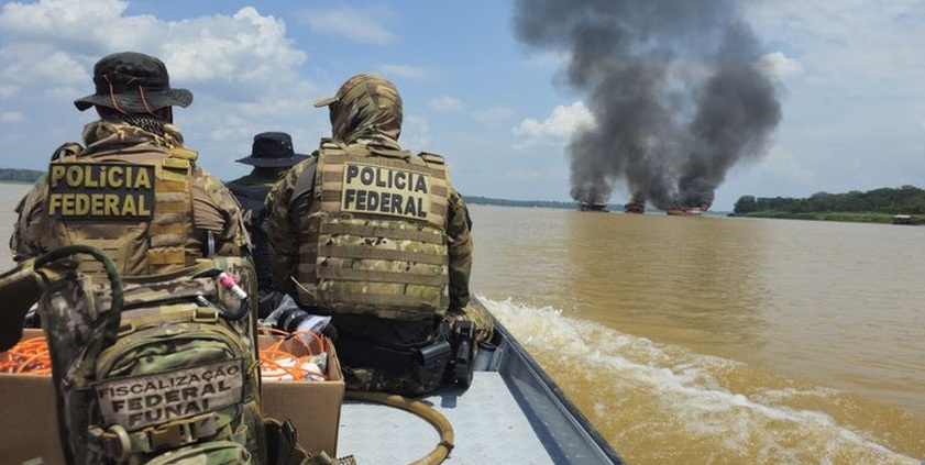 PF deflagra operação de desintrusão contra garimpo ilegal na Terra Indígena Tubarão Latundê (RO)