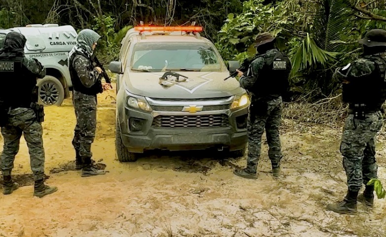 Ação do Batalhão de Choque troca tiros com motorista em fuga em Machadinho do Oeste