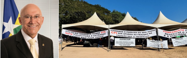 Reserva ambiental em Rondônia vira alvo permanente de críticas e Confúcio Moura tenta se justificar