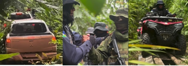 Operação com várias forças de segurança da PM segue avançando na desocupação de área invadidas em RO