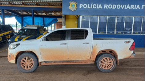 TUDO CRIMINOSO - Polícia Rodoviária Federal recupera caminhonete roubada e apreende munição em Ariquemes

