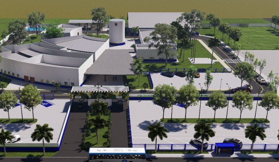 Governo apresenta o projeto e busca recursos para construir o novo quartel do Batalhão de Fronteiras da PM-RO