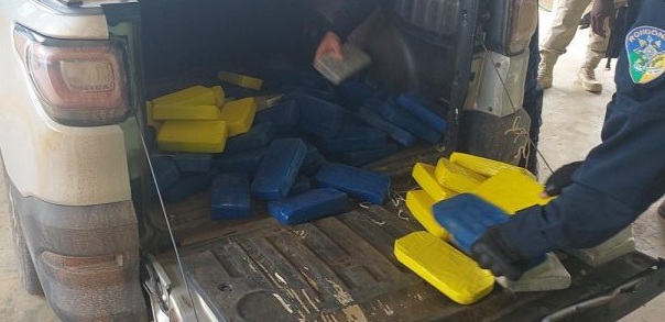 Ação integrada PM-RO e PRF apreende mais de 330 kg de drogas