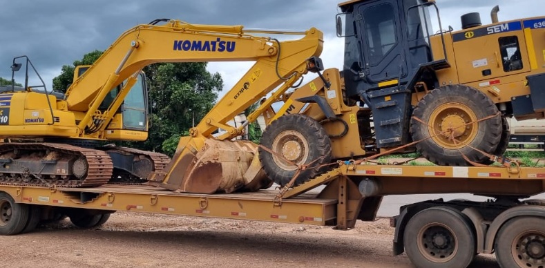 Operação conjunta de Rondônia e Goiás recuperam máquinas pesadas avaliadas em R$ 2 milhões