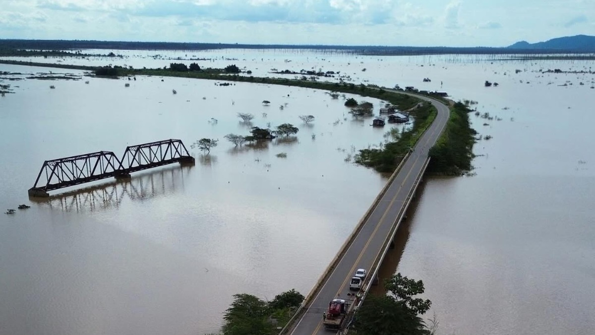 Chuvas torrenciais na Bolívia acendem alerta para possível elevação do rio Madeira em Rondônia