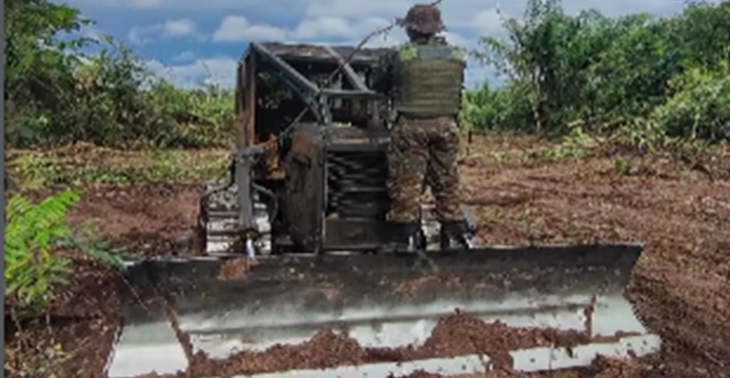 PROTETOR DO BIOMA - BPA atua contra o desmatamento ilegal e interrompe corte de vegetação nativa em Chupinguaia
