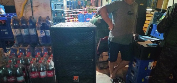 Polícia realiza ação de combate à poluição sonora e violação ao sossego público