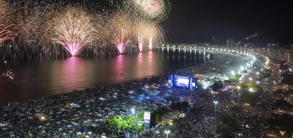 Guinness reconhece o réveillon do Rio como o maior do mundo