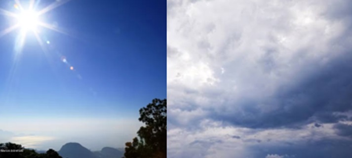 Porto Velho tem dia de sol, calor e possibilidade de chuva e temporais no fim da tarde