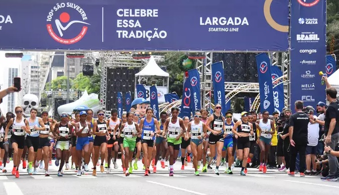 Brasil empata no 3º lugar da 100ª Corrida de São Silvestres; africanos ganharam todas