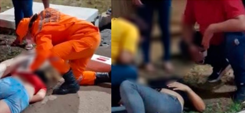 Colisão entre carro e motoneta deixa duas mulheres feridas em Porto Velho