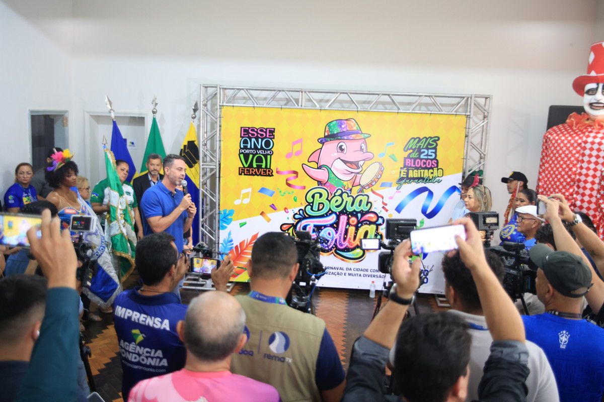 Programação oficial e identidade visual do Carnaval 2026 são apresentadas em Porto Velho