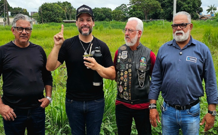 Deputado Delegado Camargo celebra doação de terreno à Associação de Motociclistas de Rondônia