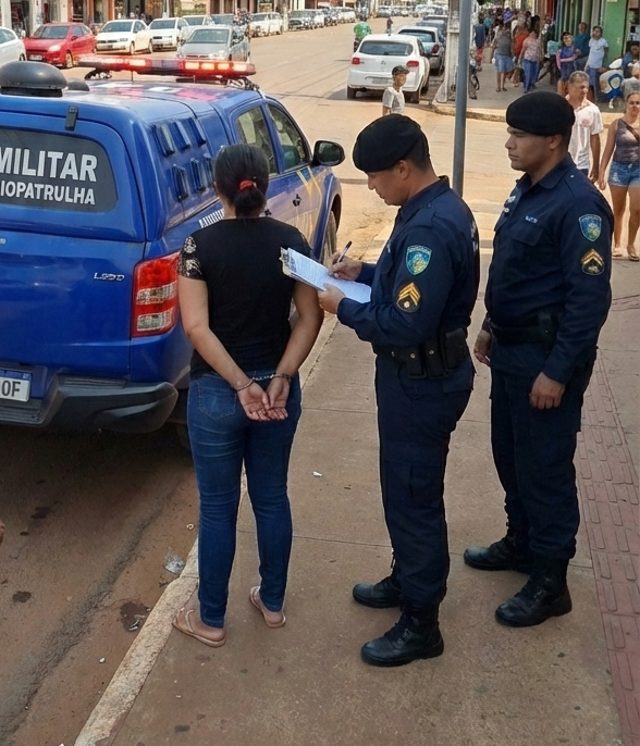 PMRO cumpre mandado de prisão contra foragida da Justiça em Guajará-Mirim