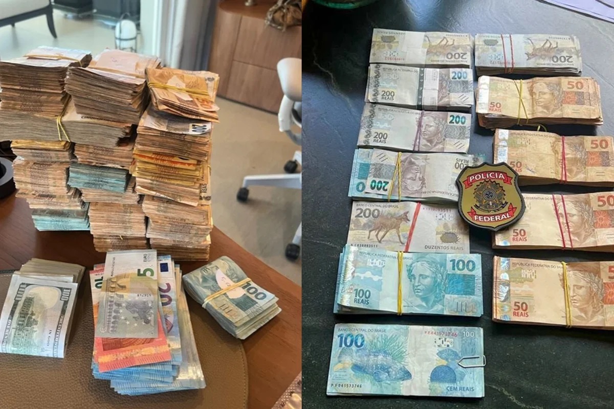 PF encontra pilhas de dinheiro em operação contra o Banco Master