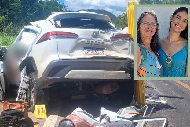 Mãe e filha morrem em grave acidente em Cáceres: as vítima são membros da família do ex-deputado Nério Bianchini