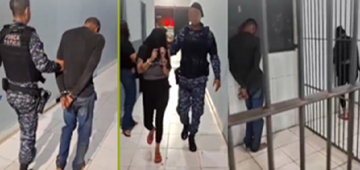 Casal foi preso após roubos e tentativa de assalto a moto-aplicativo em Porto Velho