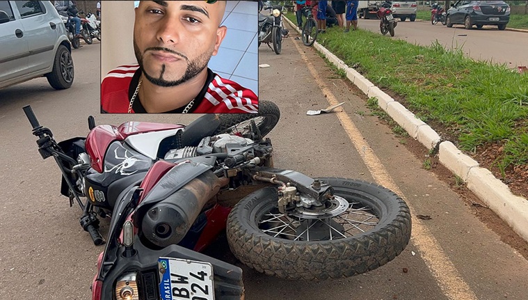 Motociclista morre ao atropelar árvore perto do Cemetron