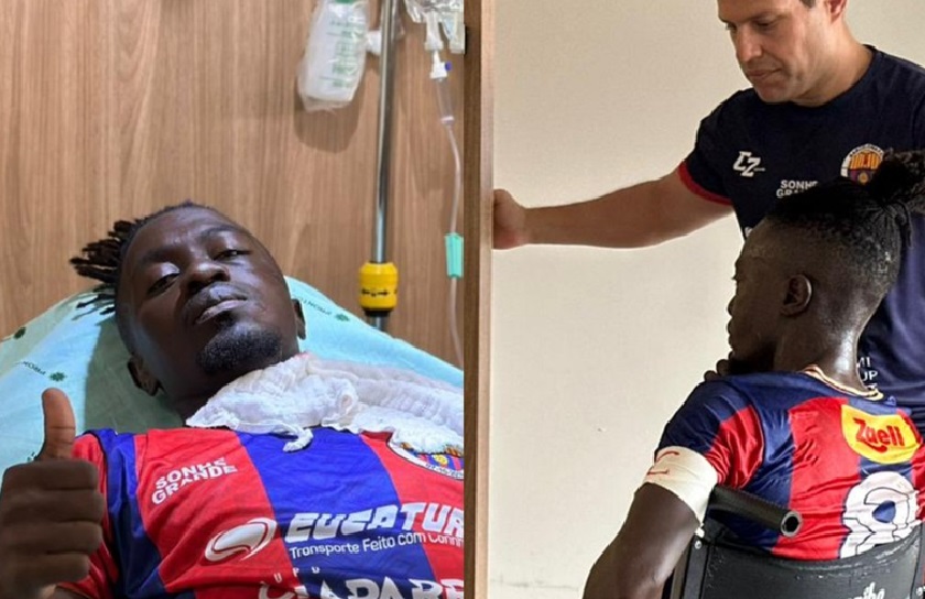 Jogador fica desacordado após levar joelhada no rosto durante jogo do Rondoniense