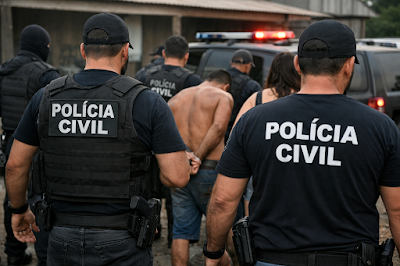 Polícia Civil impede plano de execução e prende envolvidos com facção Comando Vermelho em Guajará-Mirim