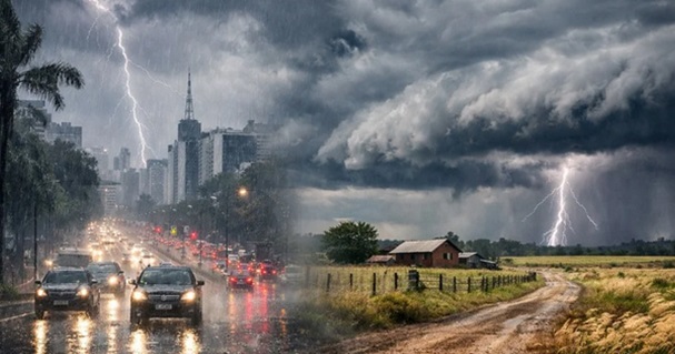 ALERTA MÁXIMO: RONDÔNIA SOB RISCOS DE CHUVAS INTENSAS COM IMPACTOS NO ESTADO E NO Brasil
