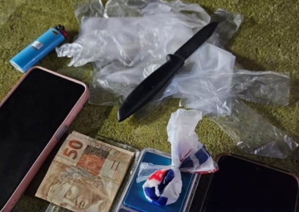 BPTRAN registra flagrante de tráfico de drogas durante Operação Lei Seca