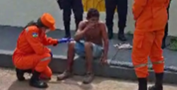 Homem é brutalmente agredido com pedaço de madeira em Porto Velho