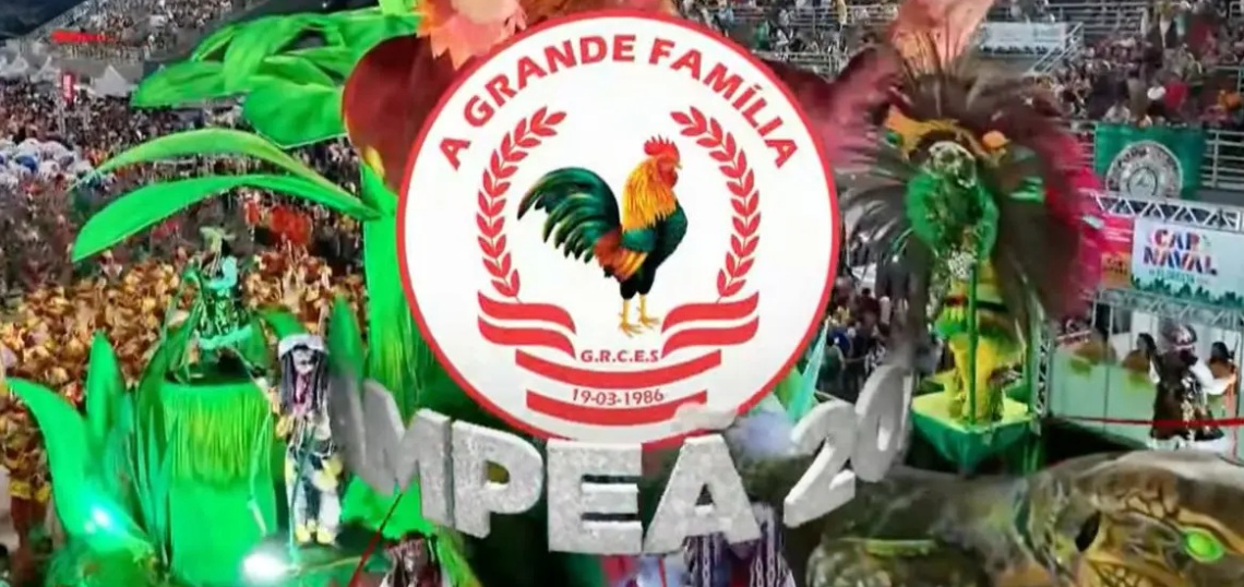 A Grande Família é campeã do Grupo Especial do Carnaval de Manaus