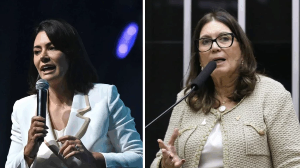 Bolsonaro escolhe Michelle e Bia Kicis ao Senado pelo DF
