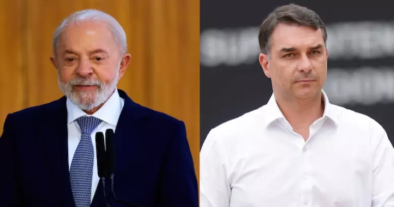 Flávio Bolsonaro sobe, Lula cai, e candidatos empatam tecnicamente