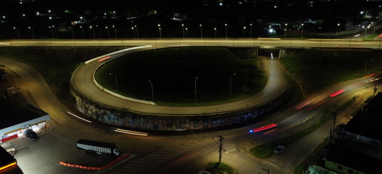 Iluminação do viaduto da campos sales é restabelecida após furto de cabos